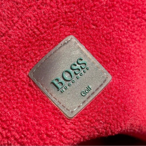 Boss HUGO BOSS Golf Fareway Red Fleece Vest XXL - Picture 10 of 10